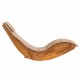 Sonata H Шезлонг с възглавница 2-човек 2 pcs Кафяво 60 x 154 x 74 см