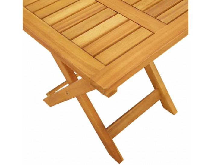 Sonata H Шезлонг 2 pcs Бежово 40 x 40 x 40cm Масивна акациева дървесина