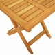 Sonata H Шезлонг 2 pcs Бежово 40 x 40 x 40cm Масивна акациева дървесина