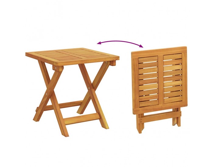 Sonata H Шезлонг 3 pcs Червено 40 x 40 x 40cm Масивна акациева дървесина