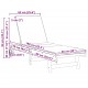 Sonata H Шезлонг 2 pcs Кафяво 63 x 199 x 85см Масивна акациева дървесина