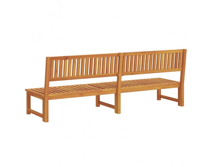 Sonata H Шезлонг Кафяво 200 x 57 x 75 см Масивна акациева дървесина
