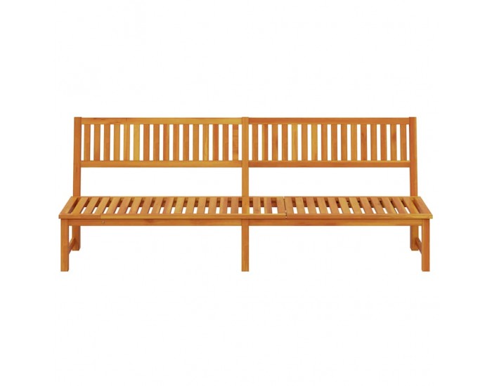 Sonata H Шезлонг Кафяво 200 x 57 x 75 см Масивна акациева дървесина