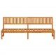 Sonata H Шезлонг Кафяво 200 x 57 x 75 см Масивна акациева дървесина