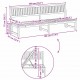 Sonata H Шезлонг Кафяво 200 x 57 x 75 см Масивна акациева дървесина