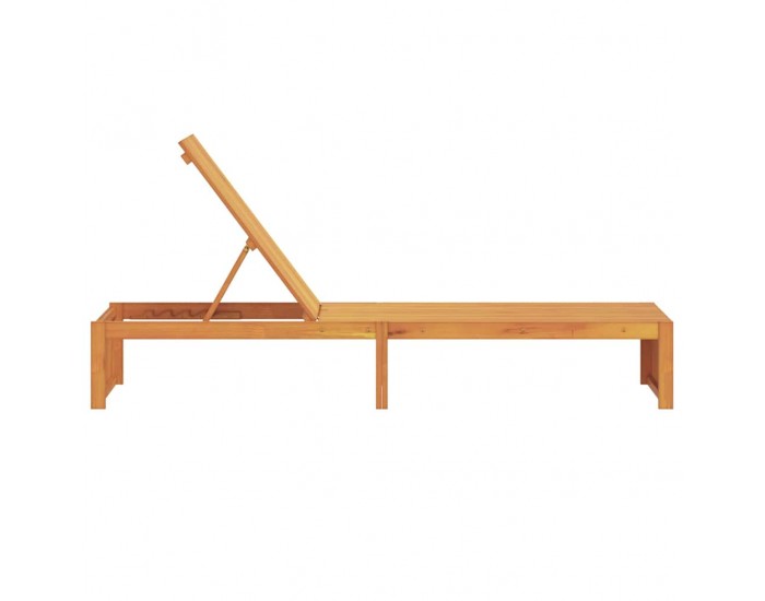 Sonata H Шезлонг Кафяво 200 x 55 x 94см Масивна акациева дървесина