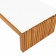 Sonata H Шезлонг Кафяво 200 x 55 x 94см Масивна акациева дървесина