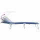 Sonata H Шезлонг 2-човек 2 pcs Синьо 58 x 188 x 77см текстил