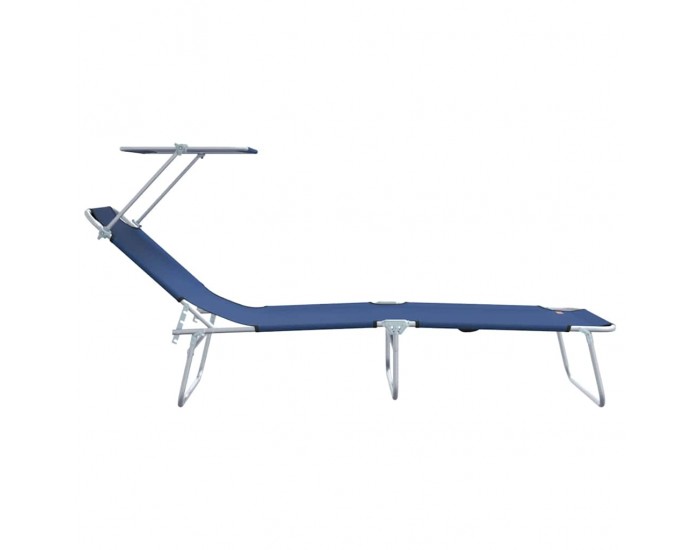 Sonata H Шезлонг 2-човек 2 pcs Синьо 58 x 188 x 77см текстил