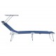 Sonata H Шезлонг 2-човек 2 pcs Синьо 58 x 188 x 77см текстил