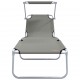 Sonata H Шезлонг 2-човек 2 pcs Сив 58 x 188 x 77см текстил