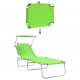Sonata H Шезлонг 2-човек 2 pcs Зелен 58 x 188 x 77см текстил