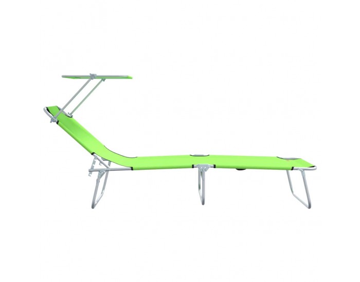 Sonata H Шезлонг 2-човек 2 pcs Зелен 58 x 188 x 77см текстил