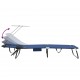 Sonata H Сгъваем шезлонг 2-човек 2 pcs Синьо 56 x 190 x 81cm текстил