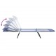 Sonata H Сгъваем шезлонг 1-човек Нейви 182 x 55 x 85.5 см Textilene