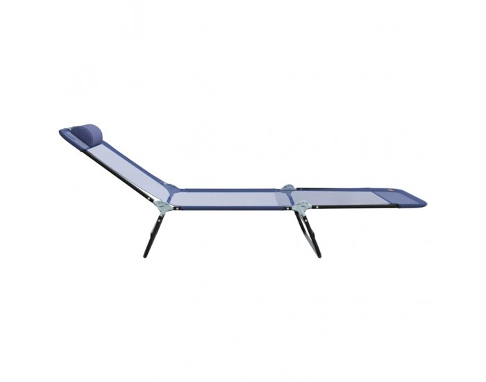 Sonata H Сгъваем шезлонг 1-човек Нейви 182 x 55 x 85.5 см Textilene