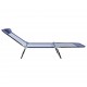 Sonata H Сгъваем шезлонг 1-човек Нейви 182 x 55 x 85.5 см Textilene
