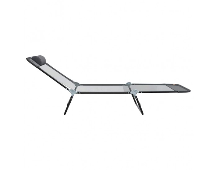 Sonata H Сгъваем шезлонг 1-човек Сив 182 x 55 x 85.5 см Textilene