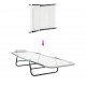 Sonata H Сгъваем шезлонг 2-човек 2 pcs Крем 182 x 55 x 85.5 см Textilene