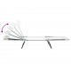 Sonata H Сгъваем шезлонг 2-човек 2 pcs Крем 182 x 55 x 85.5 см Textilene