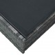 Sonata H Шезлонг с възглавница 1-човек Сив 60 x 200 x 27см полиратан