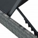 Sonata H Шезлонг с възглавница 1-човек Сив 60 x 200 x 27см полиратан