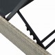 Sonata H Шезлонг с възглавница 1-човек Бежово 60 x 200 x 27см полиратан
