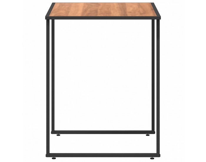 Sonata H Градинска маса Кафяво 100 x 55 x 70 см Стомана и DPC