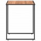 Sonata H Градинска маса Кафяво 100 x 55 x 70 см Стомана и DPC