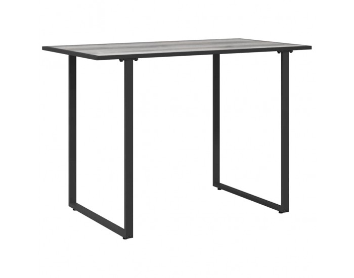 Sonata H Градинска маса Сив 100 x 55 x 70 см Стомана и DPC