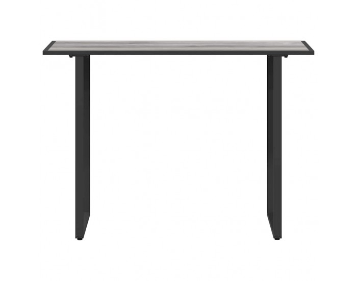 Sonata H Градинска маса Сив 100 x 55 x 70 см Стомана и DPC