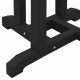 Sonata H Бар маса Черно 55 x 55 x 107 cm HDPE