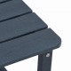 Sonata H Странична маса Adirondack Нейви синьо 38 x 38 x 46 см HDPE