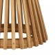 Sonata H Градинна маса отстрани Кафяво 50 x 50 x 49.5 см