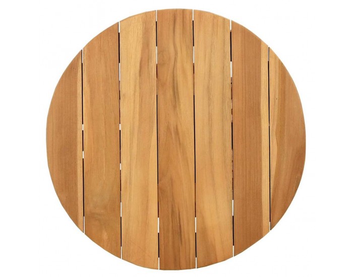 Sonata H Градинна маса отстрани Кафяво 50 x 50 x 49.5 см