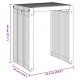 Sonata H Комплект от странични масички 3 pcs Кафяво 33 x 44.5 x 51 см
