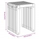Sonata H Комплект от странични масички 3 pcs Кафяво 33 x 44.5 x 51 см
