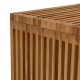 Sonata H Странична масичка за градина Кафяво 45 x 42.5 x 45 см