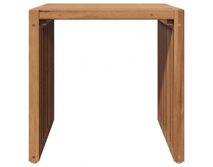 Sonata H Странична масичка за градина Кафяво 45 x 42.5 x 45 см