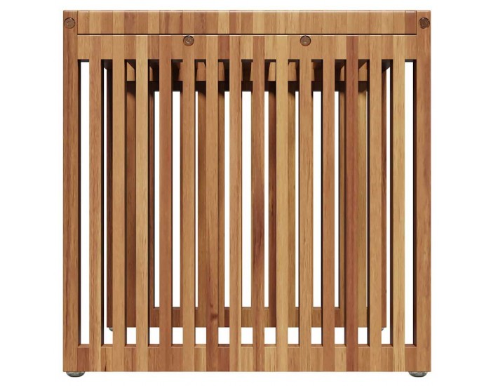 Sonata H Странична масичка за градина Кафяво 45 x 42.5 x 45 см