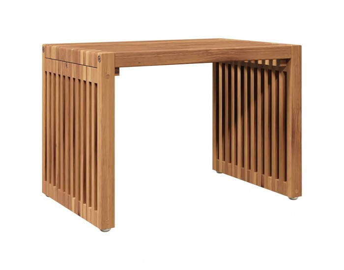 Sonata H Странична масичка за градина Кафяво 50 x 32.5 x 35 см