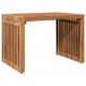 Sonata H Странична масичка за градина Кафяво 50 x 32.5 x 35 см