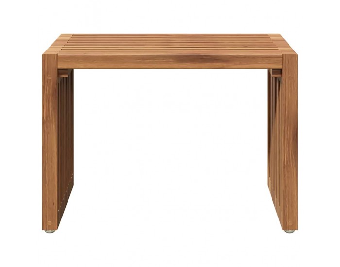 Sonata H Странична масичка за градина Кафяво 50 x 32.5 x 35 см