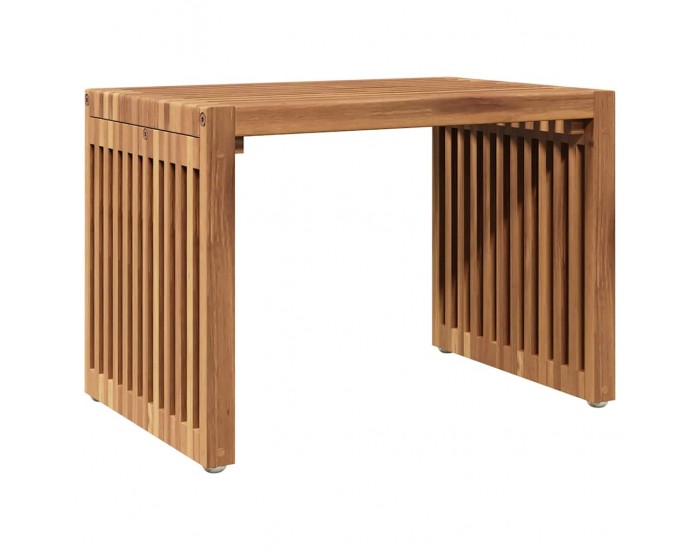 Sonata H Странична масичка за градина Кафяво 50 x 32.5 x 35 см