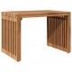 Sonata H Странична масичка за градина Кафяво 50 x 32.5 x 35 см