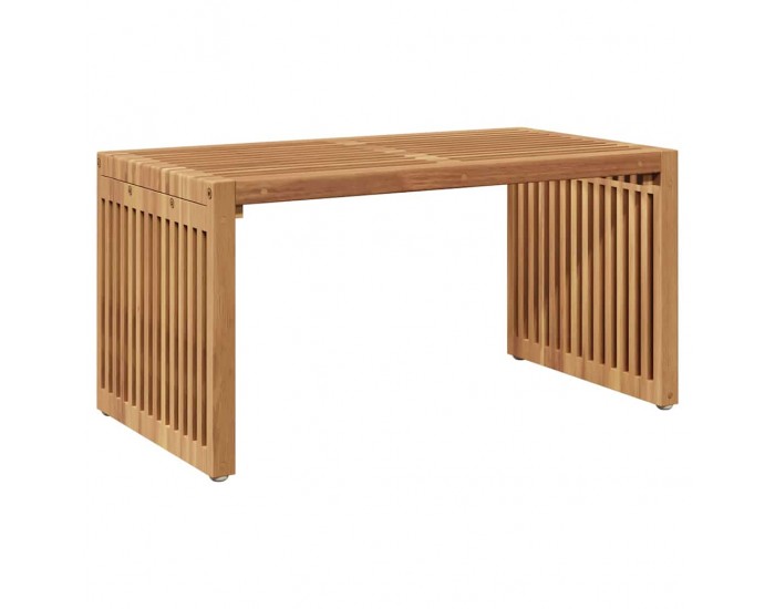 Sonata H Странична масичка за градина Кафяво 70 x 37.5 x 35.5 см