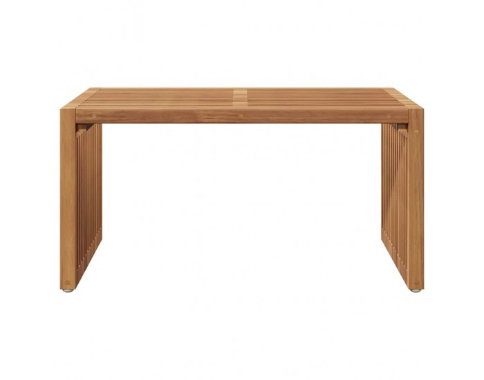 Sonata H Странична масичка за градина Кафяво 70 x 37.5 x 35.5 см