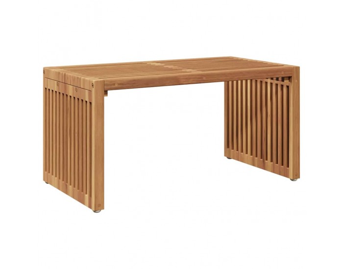 Sonata H Странична масичка за градина Кафяво 70 x 37.5 x 35.5 см