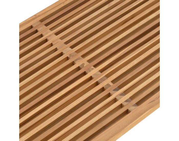 Sonata H Странична масичка за градина Кафяво 110 x 55 x 35.5 см