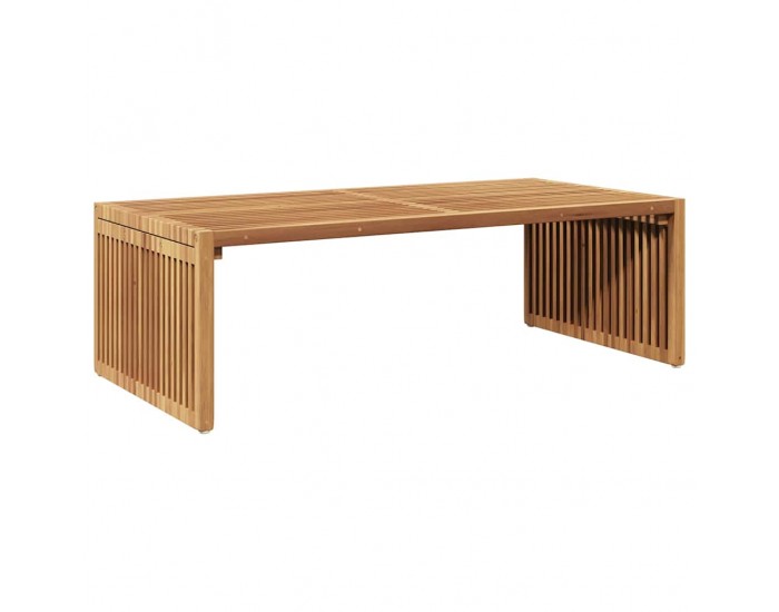 Sonata H Странична масичка за градина Кафяво 110 x 55 x 35.5 см